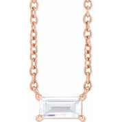 14K 1/3 CT Lab-Grown Diamond Necklace 16-18"