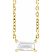 14K 1/3 CT Lab-Grown Diamond Necklace 16-18"