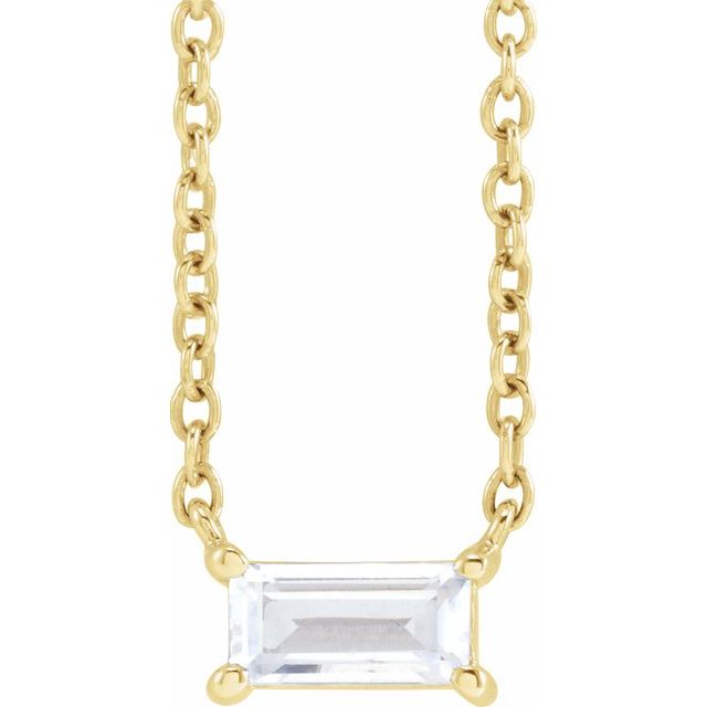 14K 1/3 CT Lab-Grown Diamond Necklace 16-18"