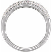 14K White 1/2 CTW Lab-Grown Diamond Ring