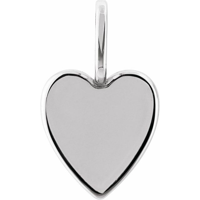 Platinum Family is Forever Heart Charm/Pendant