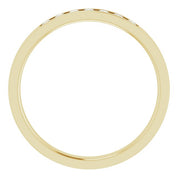 14K Yellow 1/5 CTW Natural Diamond Band