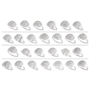 14K White 1/8 CTW Natural Diamond Initial B Ring