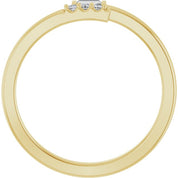 14K Yellow .07 CTW Natural Diamond Stackable Ring