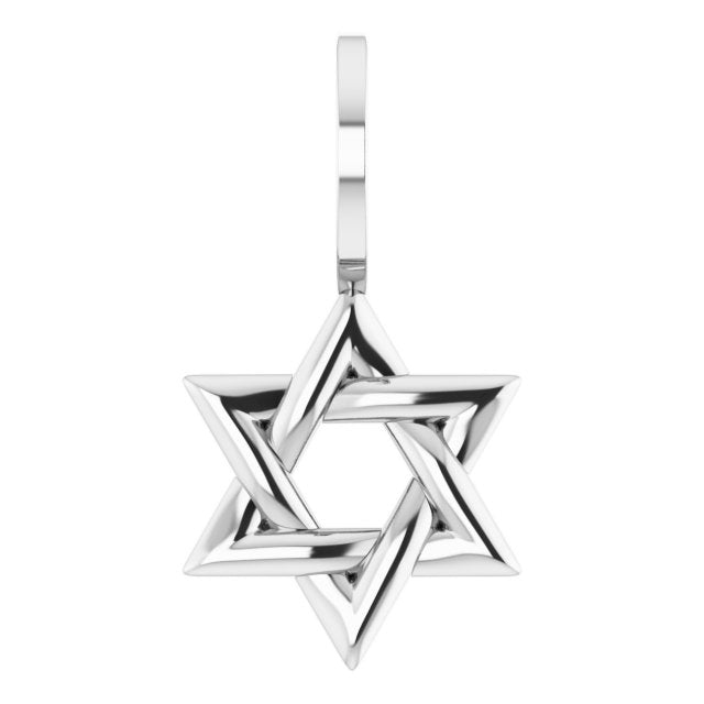 Sterling Silver Star of David Pendant