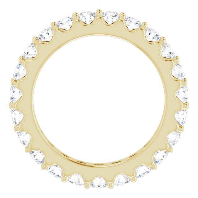 14K Yellow 1 3/8 CTW Diamond Eternity Band Size 4