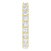 14K Yellow 1 3/8 CTW Diamond Eternity Band Size 4