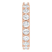 14K Rose 1 3/4 CTW Diamond Eternity Band Size 4
