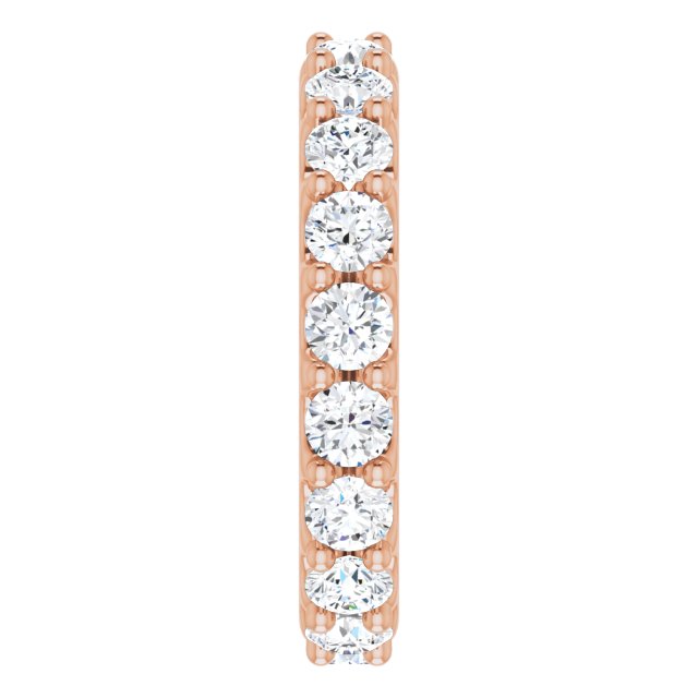 14K Rose 1 3/4 CTW Diamond Eternity Band Size 4