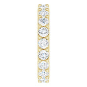 14K Yellow 1 3/4 CTW Diamond Eternity Band Size 5