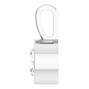 Sterling Silver 5/8 CT Natural Diamond Bezel-Set Solitaire Pendant