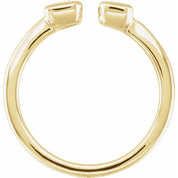 14K Yellow 1 CTW Lab-Grown Diamond Two-Stone Ring