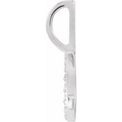 Platinum .07 CTW Natural Diamond Crescent Moon Charm/Pendant