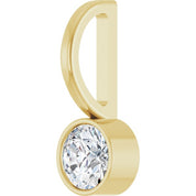 14K Yellow 1/5 CTW Natural Diamond Charm/Pendant