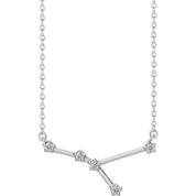 14K 1/8 CTW Natural Diamond Cancer Necklace 16-18"