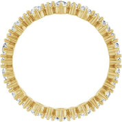 14K Yellow 1 CTW Natural Diamond Eternity Band Size 7