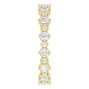 14K Yellow 1 CTW Natural Diamond Eternity Band Size 8