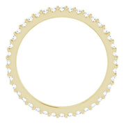 14K Yellow 1/3 CTW Natural Diamond Eternity Band Size 5