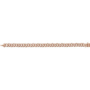 14K Rose 1 1/2 CTW Natural Diamond Link 7" Bracelet
