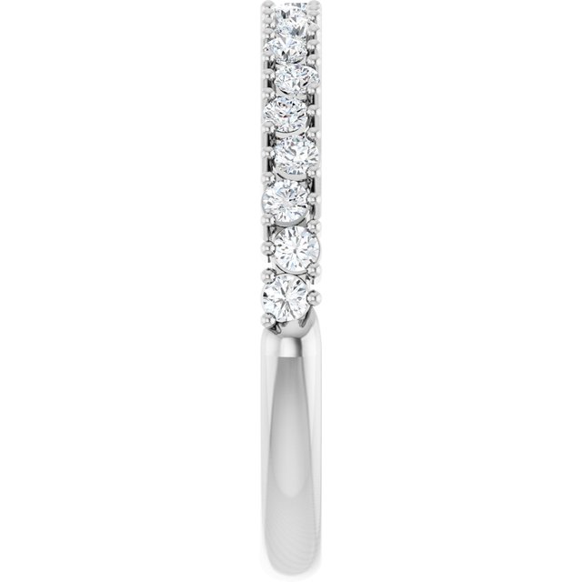 Platinum 3/8 CTW Lab-Grown Diamond Anniversary Band