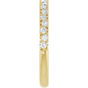 14K Yellow 1/3 CTW Natural Diamond Anniversary Band
