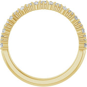 14K Yellow 1/3 CTW Natural Diamond Anniversary Band