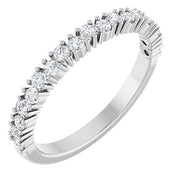 14K White 1/3 CTW Natural Diamond Anniversary Band