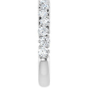 14K White 1 CTW Natural Diamond Anniversary Band