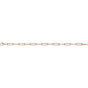 14K Rose 1 CTW Natural Diamond Link 7" Bracelet