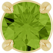 14K Yellow 4 mm Natural Peridot Pendant