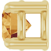 14K Yellow 4 mm Natural Citrine Pendant