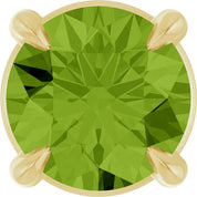 14K Yellow 5 mm Natural Peridot Pendant