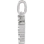 14K White 1/6 CTW Lab-Grown Diamond Initial Y Pendant