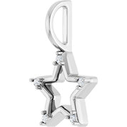 Platinum .03 CTW Natural Diamond Star Charm/Pendant