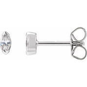 14K White 1/6 CTW Lab-Grown Diamond Stud Earrings