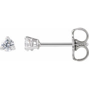 14K White 1/6 CTW Lab-Grown Diamond Stud Earrings