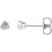 14K White 1/4 CTW Lab-Grown Diamond Stud Earrings