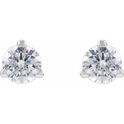 14K White 1/4 CTW Lab-Grown Diamond Stud Earrings