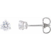 14K White 1/3 CTW Lab-Grown Diamond Stud Earrings