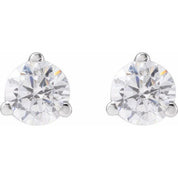 14K White 1/3 CTW Lab-Grown Diamond Stud Earrings