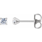 14K White 1/5 CTW Lab-Grown Diamond Cocktail-Style Stud Earrings