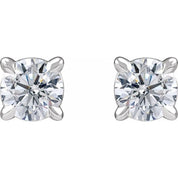 14K White 1/3 CTW Lab-Grown Diamond Cocktail-Style Stud Earrings