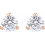 14K Rose 1/5 Lab-Grown Diamond Cocktail-Style Stud Earrings