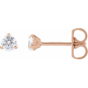 14K Rose 1/5 Lab-Grown Diamond Cocktail-Style Stud Earrings
