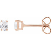 14K Rose 1/3 CTW Lab-Grown Diamond Stud Earrings