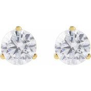 14K Yellow 1 CTW Lab-Grown Diamond Stud Earrings