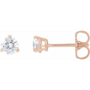 14K Rose 1/3 CTW Lab-Grown Diamond Stud Earrings