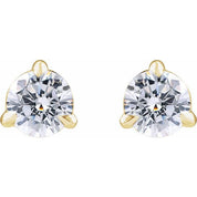 14K Yellow 1/2 Lab-Grown Diamond Cocktail-Style Stud Earrings