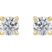 14K Yellow 1/3 CTW Lab-Grown Diamond Cocktail-Style Stud Earrings