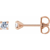 14K Rose 1/5 CTW Lab-Grown Diamond Cocktail-Style Stud Earrings